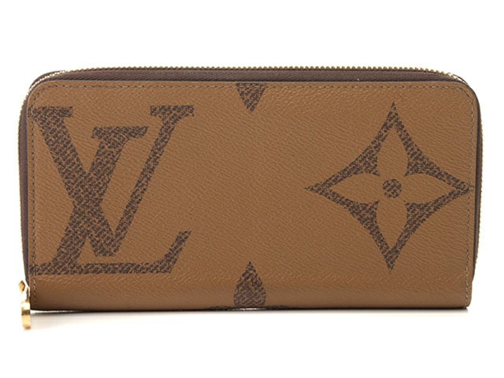 LOUIS VUITTON Long Wallet Zippy Monogram Giant
